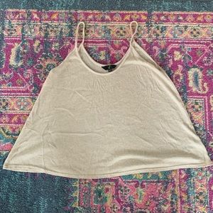 EUC Sweater Spaghetti Strap Flowy Tank